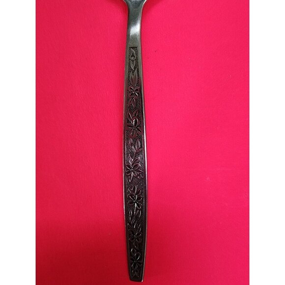 Rogers La Spana Stainless Flatware Oval Soup Spoon Korea MCM - Picture 2 of 4